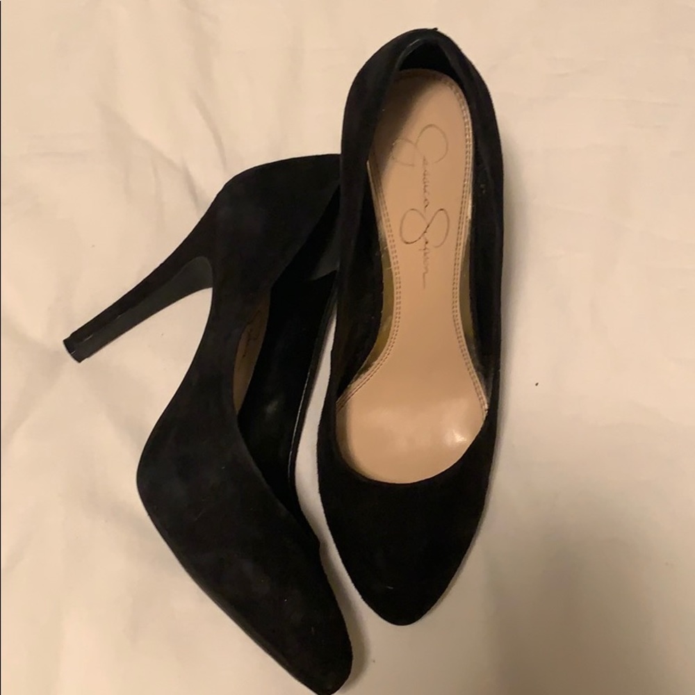 Black Suede Heels